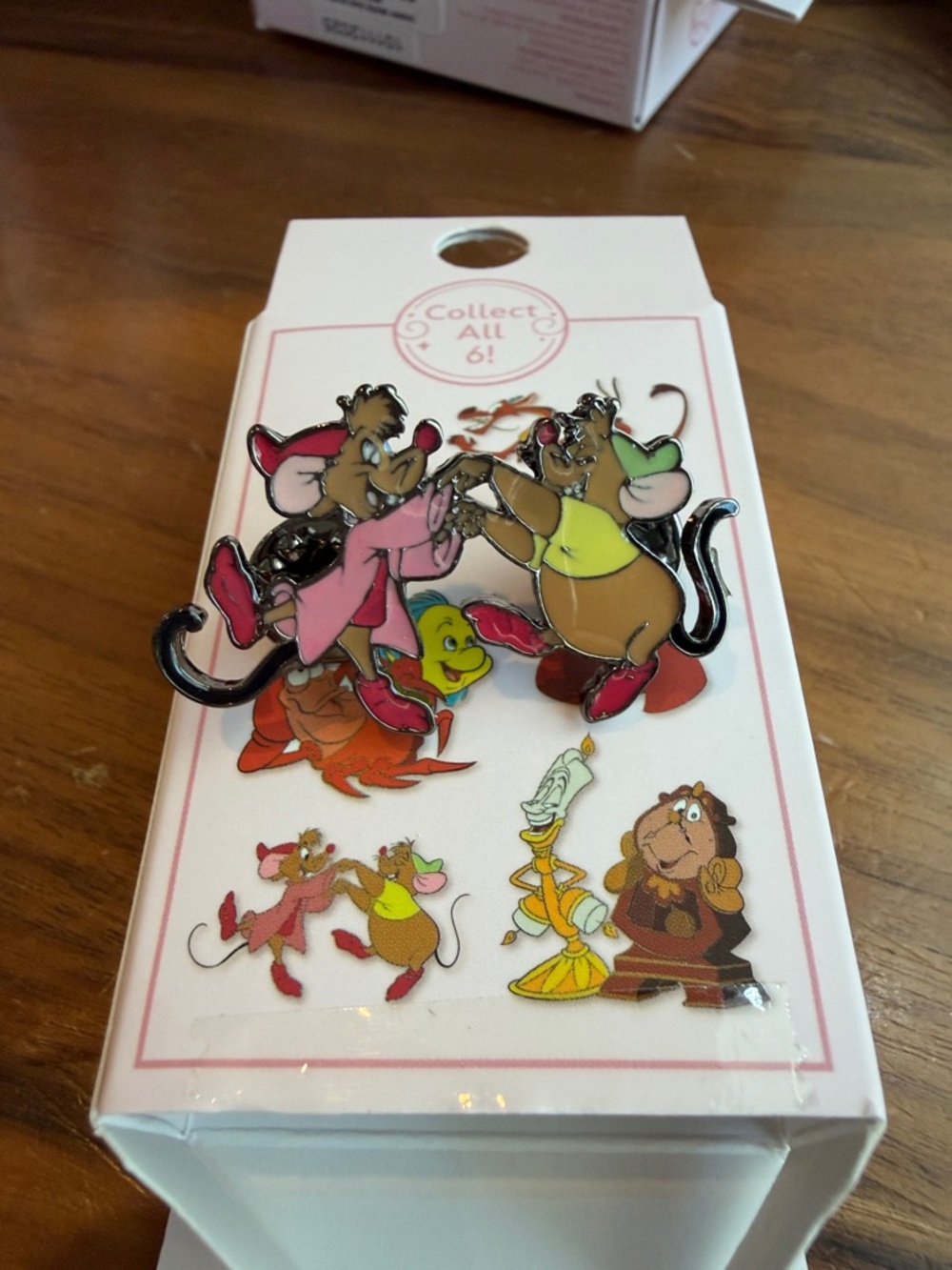 Disney Princess Cinderella Dancing Gus Gus and jaq Mice Pin